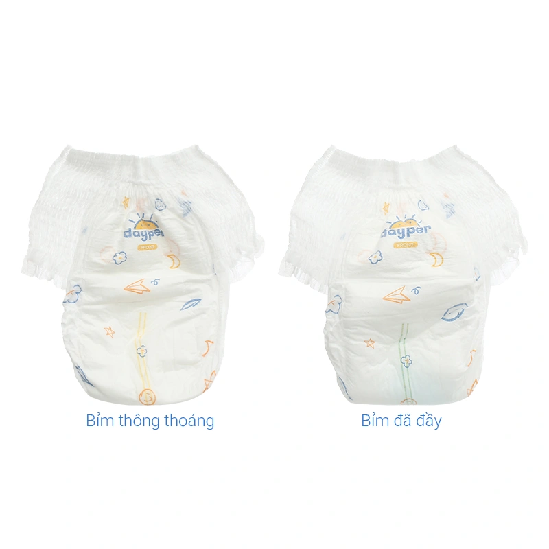 Combo 3 tã quần Dayper size XL 50 miếng/bịch (12 - 17 kg) 13