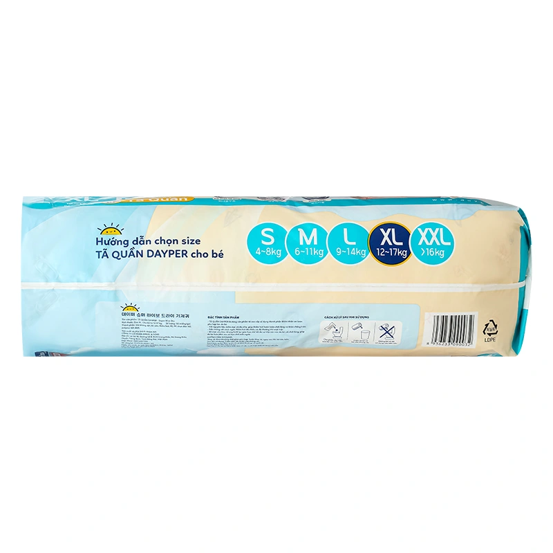 Combo 3 tã quần Dayper size XL 50 miếng/bịch (12 - 17 kg) 6