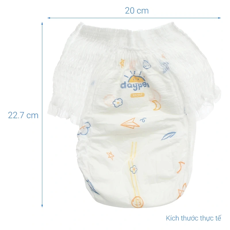 Combo 3 tã quần Dayper size XL 50 miếng/bịch (12 - 17 kg) 8