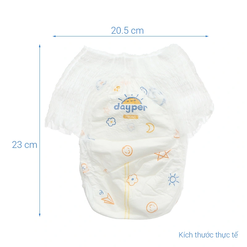 Combo 3 tã quần Dayper size XXL 46 miếng/bịch (từ 16 kg) 8