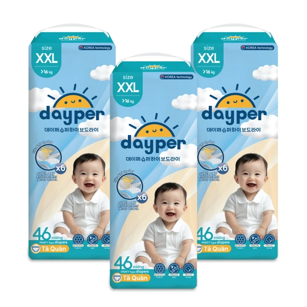 Combo 3 tã quần Dayper size XXL