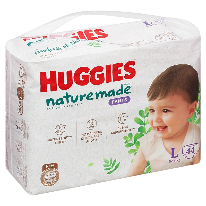 Tã quần Huggies Nature made size L 44 miếng (9 - 14 kg) 17