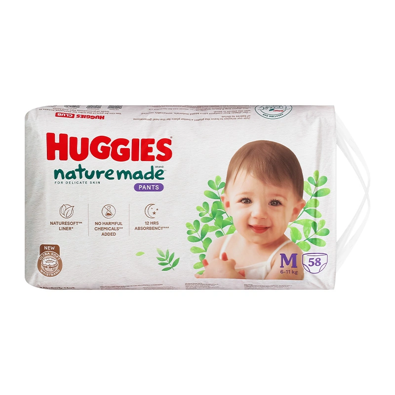 Tã quần Huggies Nature made size M 58 miếng (6 - 11 kg) 17