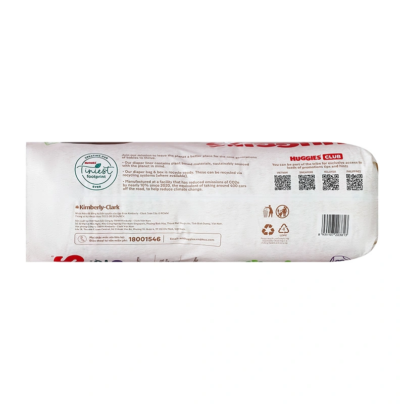Tã quần Huggies Nature made size M 58 miếng (6 - 11 kg) 19