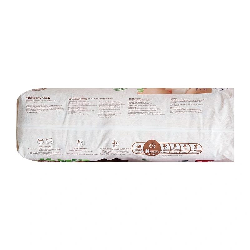 Tã quần Huggies Nature made size M 58 miếng (6 - 11 kg) 20