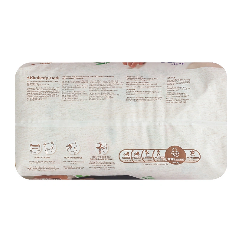 Tã quần Huggies Nature made size XXL 26 miếng (Trên 15 kg) 20