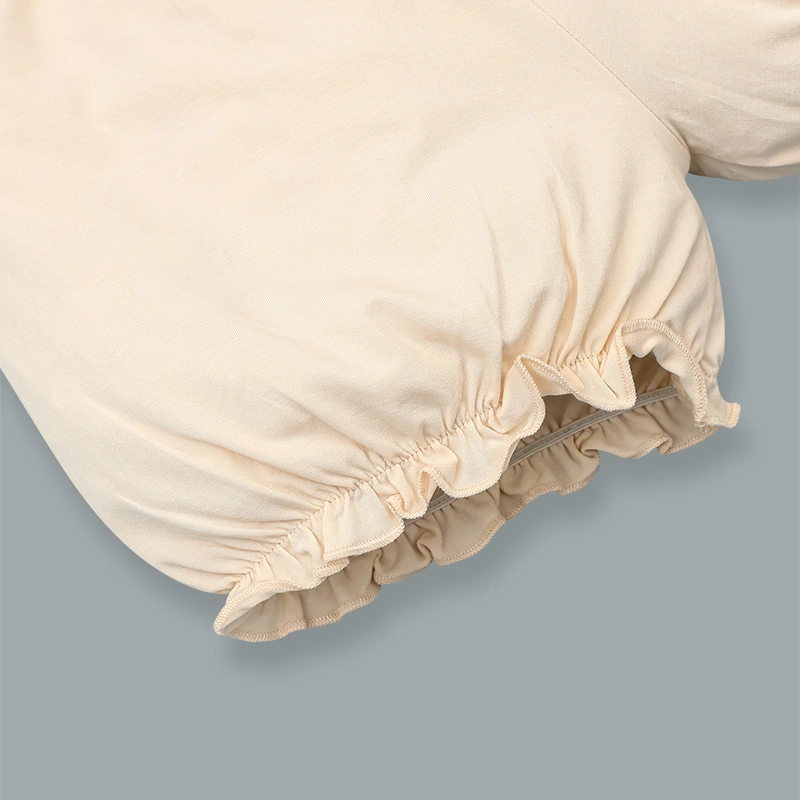 Đồ bộ sát nách bé gái Lullaby NH513N màu be - hồng cam 23