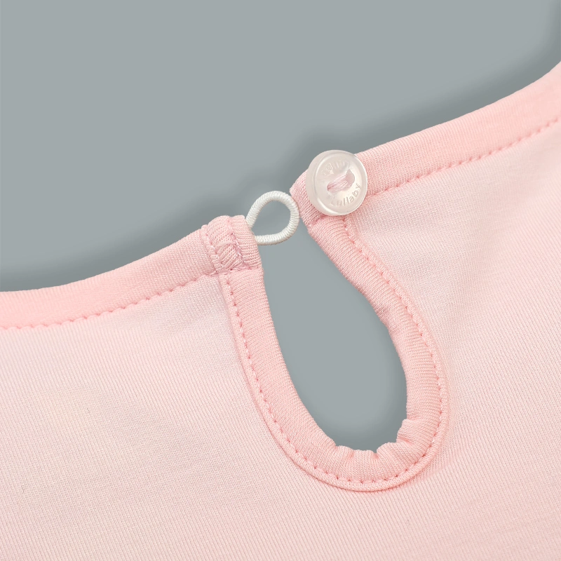 Đồ bộ sát nách bé gái Lullaby NH513N màu be - hồng cam 19