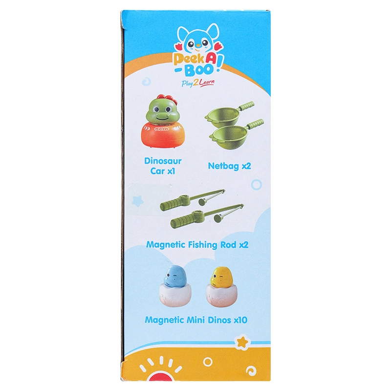 Đồ chơi bắt và câu khủng long 5in1 PEEK A BOO PAB053 4