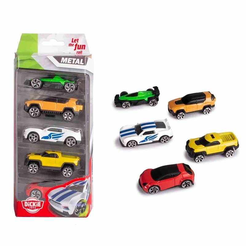 Đồ chơi bộ 5 xe mô hình Dickie Toys Die-Cast Vehicle 4006333093890 - Giao màu ngẫu nhiên 3