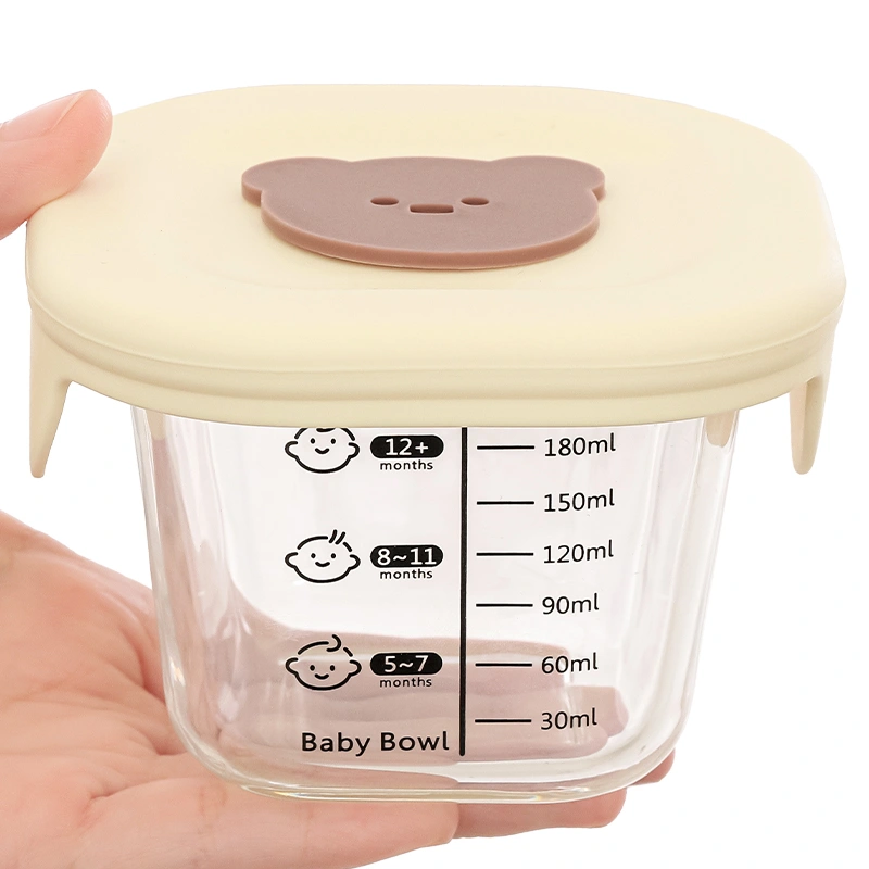 Hộp đựng sữa và thức ăn dặm cho bé TOP KIDS Baby Bowl 180ML - Màu ngẫu nhiên 12