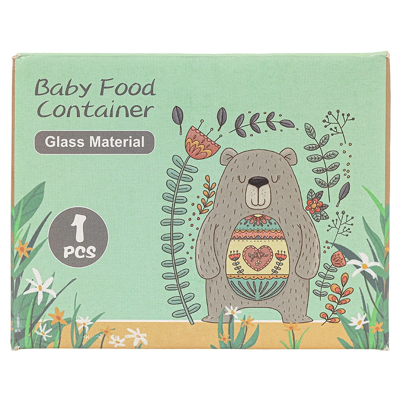 Hộp đựng sữa và thức ăn dặm cho bé TOP KIDS Baby Bowl 180ML - Màu ngẫu nhiên 14