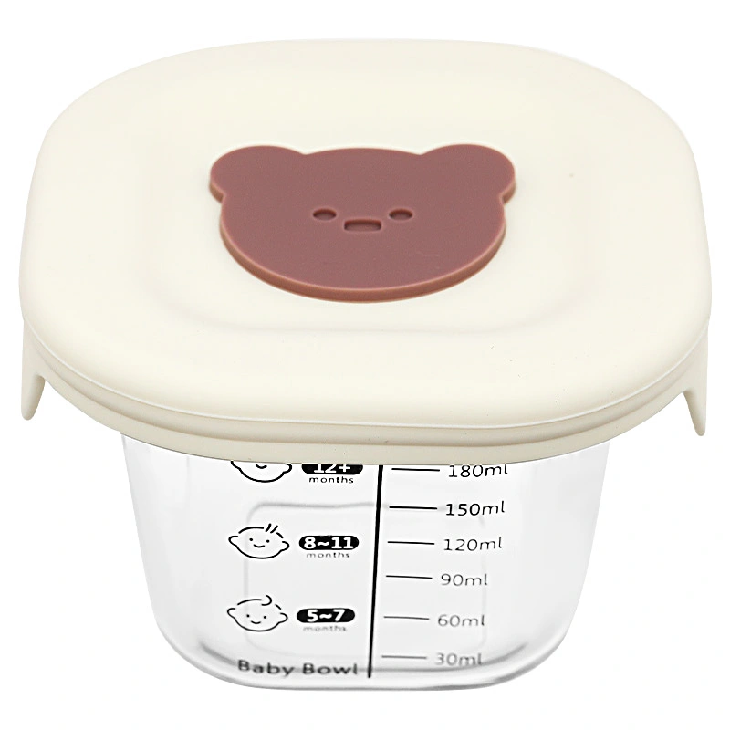Hộp đựng sữa và thức ăn dặm cho bé TOP KIDS Baby Bowl 180ML - Màu ngẫu nhiên 4