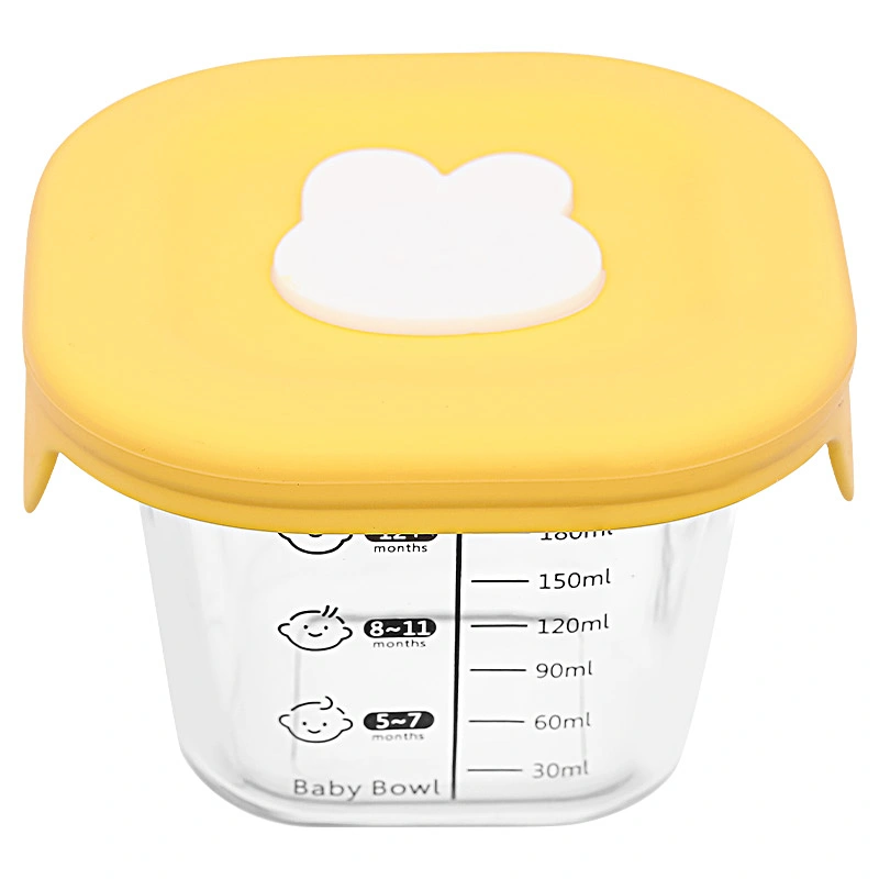 Hộp đựng sữa và thức ăn dặm cho bé TOP KIDS Baby Bowl 180ML - Màu ngẫu nhiên 6