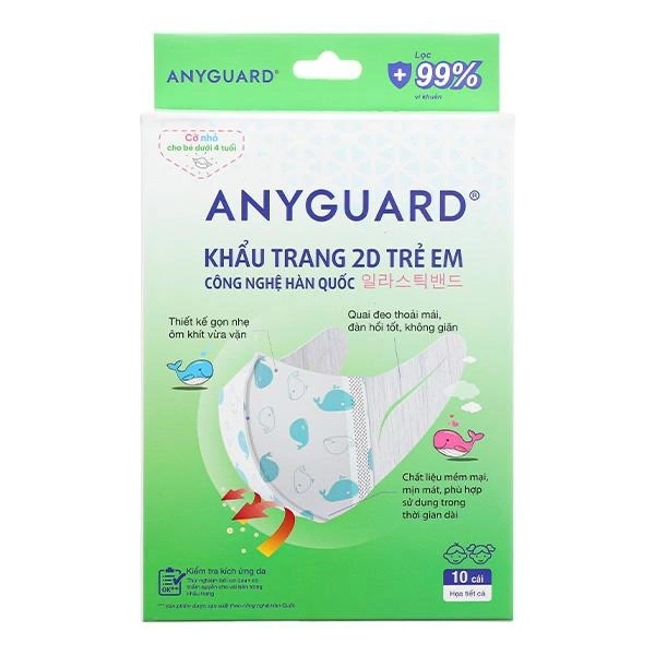 Khẩu trang y tế cho bé Anyguard VN-799520-10H
