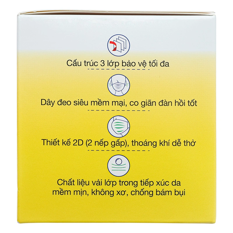 Hộp 30 cái khẩu trang y tế cho bé Anyguard VN-799520-30H 3 lớp 5