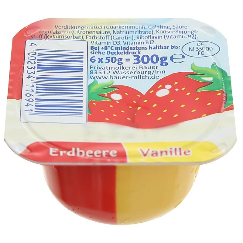 Lốc 6 hộp sữa chua phô mai Kids Mix Premium vị dâu, lê, mâm xôi và vani 50g (từ 6 tháng) 3