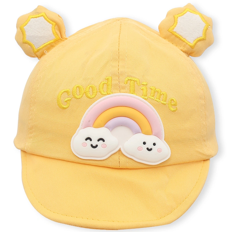 Nón kết cho bé TOP KIDS cầu vồng Good Time màu vàng 2