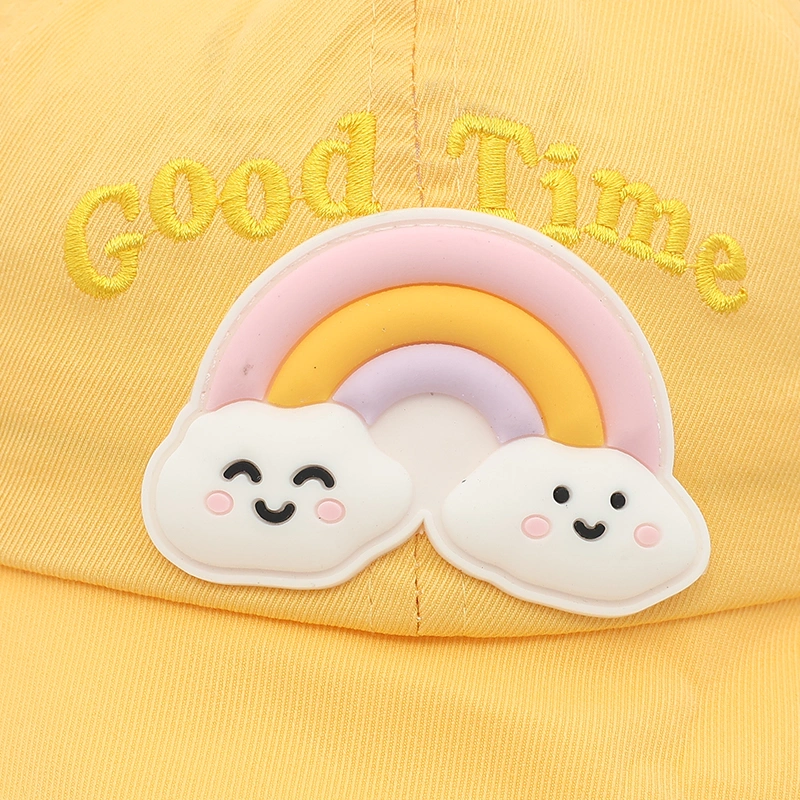 Nón kết cho bé TOP KIDS cầu vồng Good Time màu vàng 5