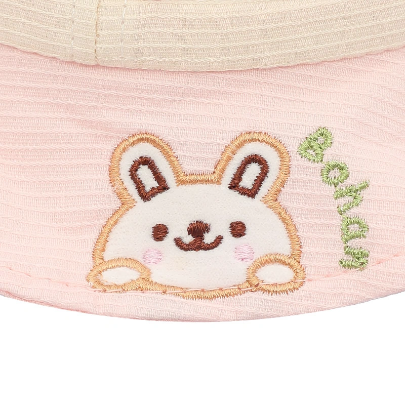 Nón vành cho bé TOP KIDS Nice day màu trắng - hồng 6