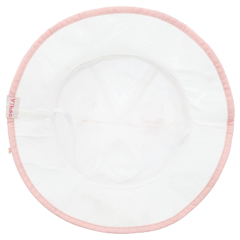 Nón vành cho bé TOP KIDS thỏ nơ màu cam 14