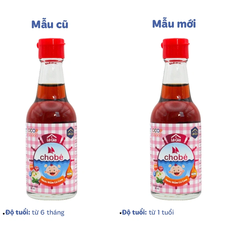 Nước mắm Lê Gia ăn dặm cho bé 40°N chai 200 ml (từ 1 tuổi) - Giao bao bì ngẫu nhiên 8