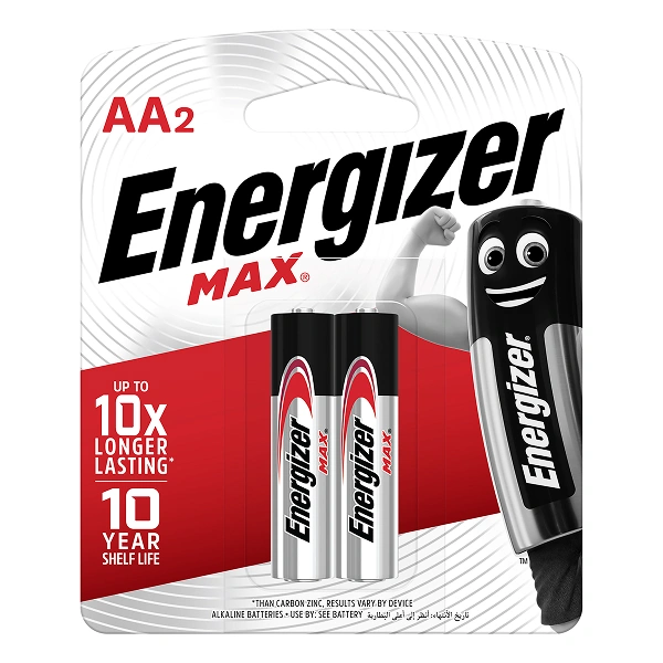 Pin AA 2 viên Energizer Max E91 BP2 1
