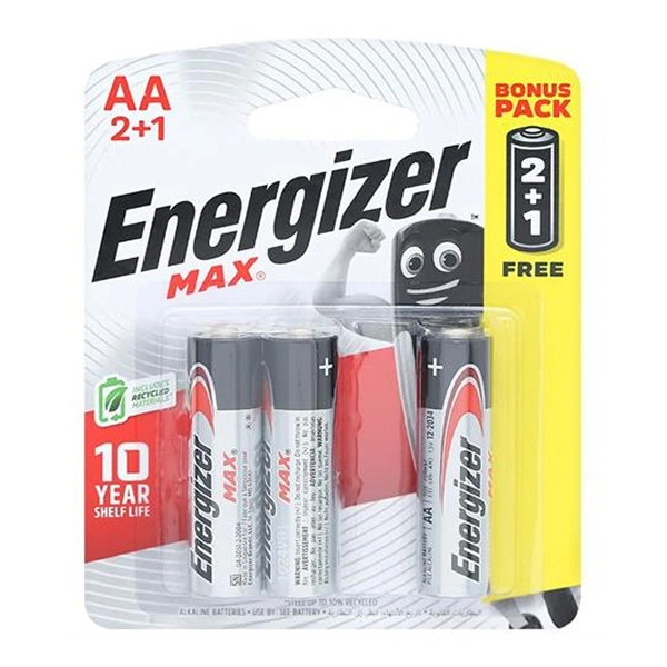 Pin AA 3 viên Energizer Max E91 BP2+1