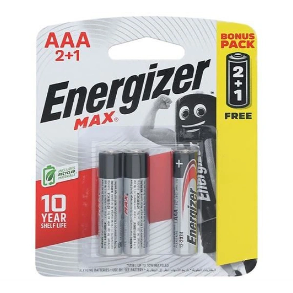 Pin AAA 3 viên Energizer Max E92 BP2+1
