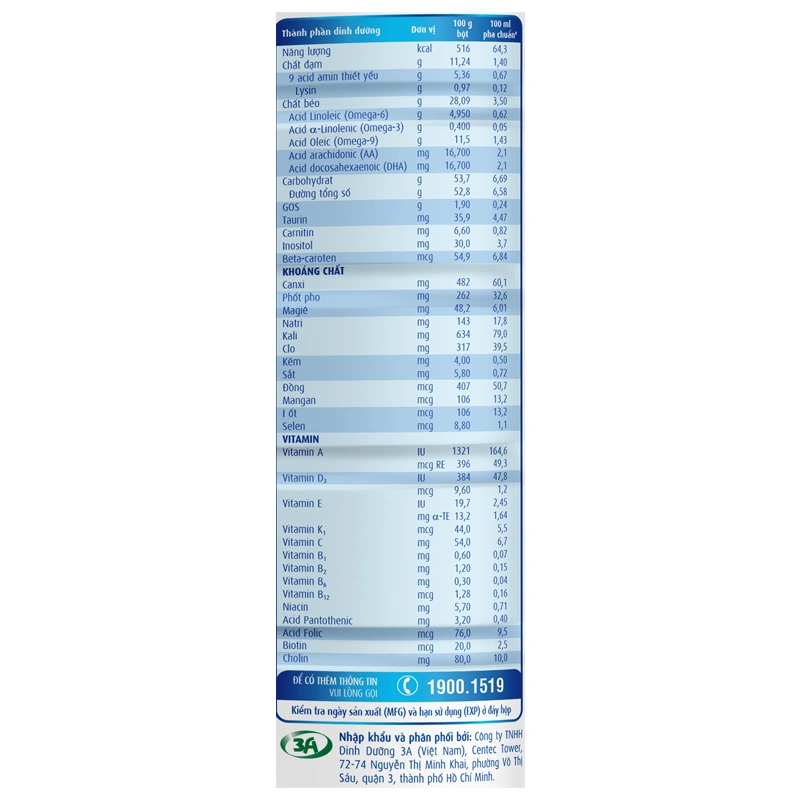 Sữa bột Abbott Grow 0+ hương vani 850g/800g (0 - 12 tháng) - Giao bao bì ngẫu nhiên 7