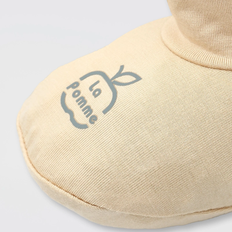 Set bao tay, bao chân kẹo ngọt bé con La Pomme màu be (0 - 3 tháng) 8