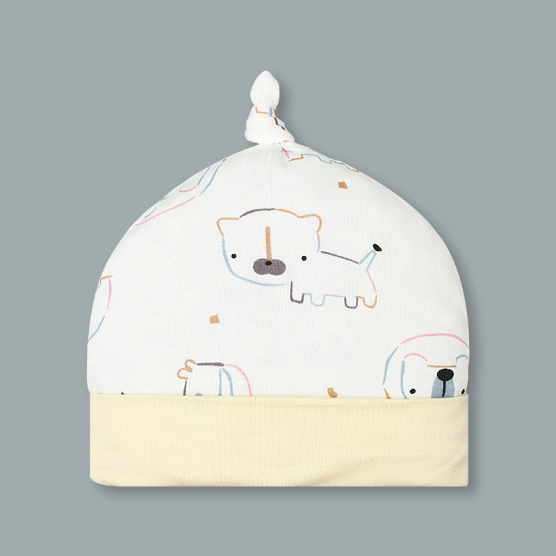 Set bộ tay dài sơ sinh cài chéo in hình thú BabyMommy màu trắng viền hồng 37