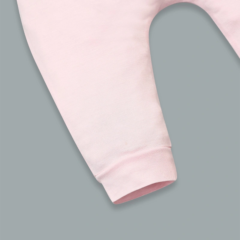 Set bộ tay dài sơ sinh cài giữa in cún BabyMommy màu trắng phối xanh mint 36