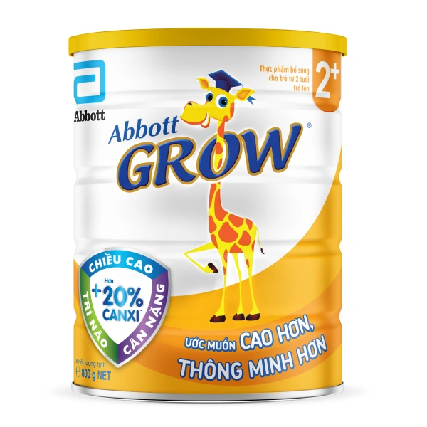 Sữa bột Abbott Grow 2+ - Giao bao bì ngẫu nhiên