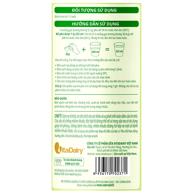 Sữa bột ColosBaby Lactoferrin 1+ (sữa non) hương tự nhiên 800g (1 - 2 tuổi) 7