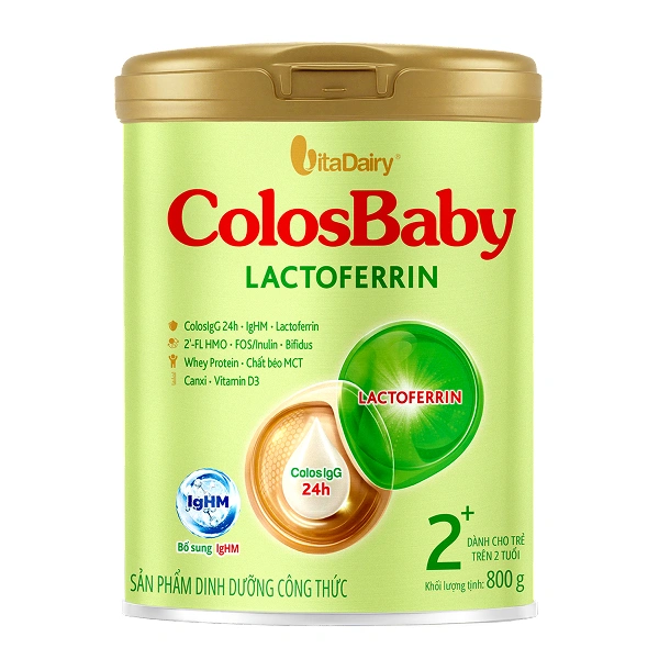 Sữa bột ColosBaby Lactoferrin 2+ (sữa non)