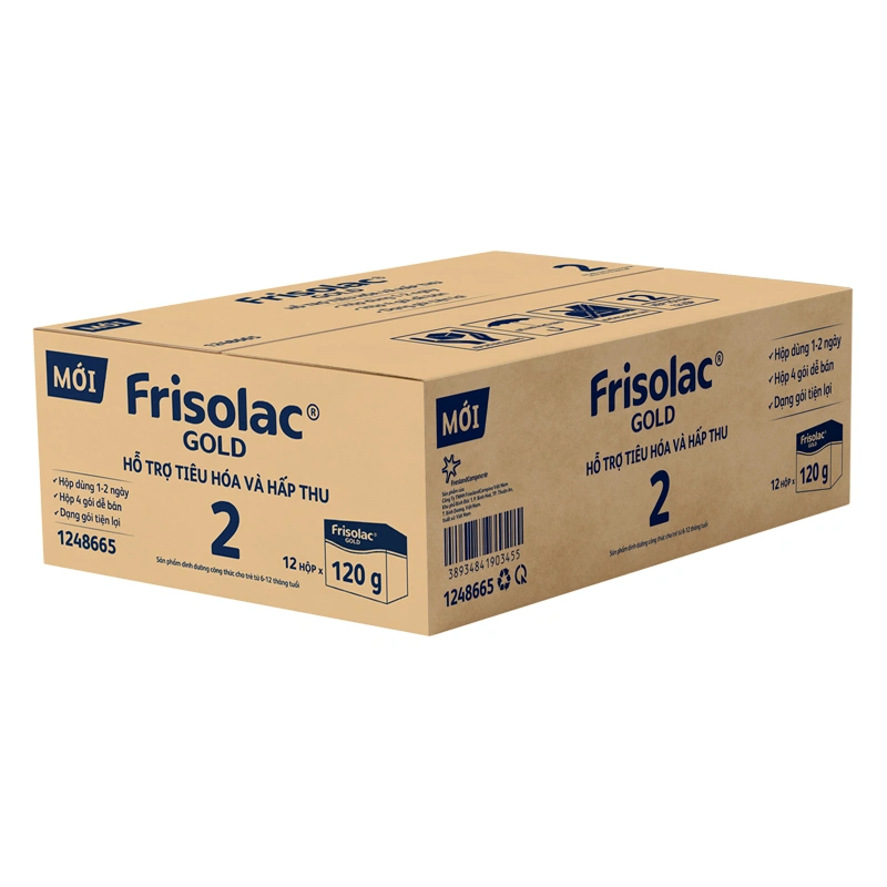 Sữa bột dạng gói Friso Gold số 2 hương vani 120g (6 - 12 tháng) 10