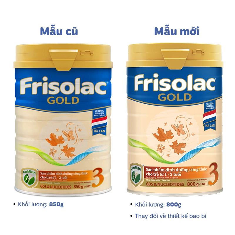 Sữa bột Frisolac Gold số 3 hương vani 1.4 kg (1 - 2 tuổi) 6