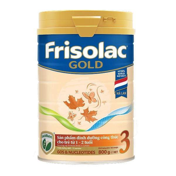 Sữa bột Frisolac Gold số 3 hương vani 850g/800g (1 - 2 tuổi) - Giao bao bì ngẫu nhiên 1