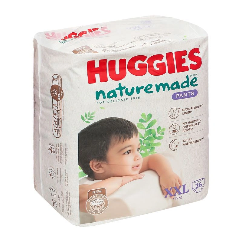 Tã quần Huggies Nature made size XXL 26 miếng (Trên 15 kg) 3