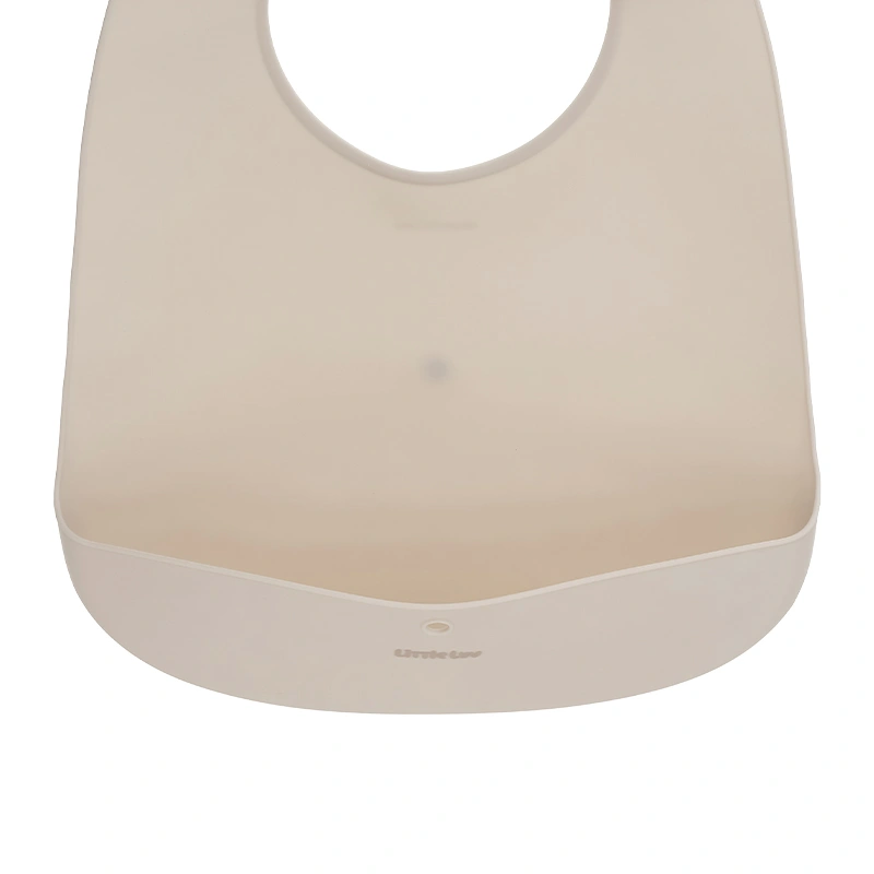 Yếm ăn cho bé silicone Lock&Lock Little Luv LBB430IVY - Màu be (4 - 6 tháng) 2
