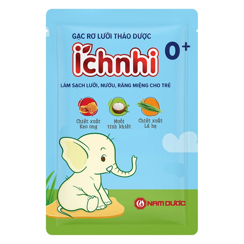 Gạc răng miệng cho bé Ích Nhi hộp 30 gói (từ 0 tháng) 4