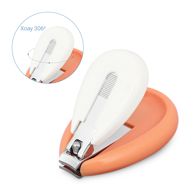 Bấm móng tay nhựa ABS và thép Hallysen - Màu cam 5