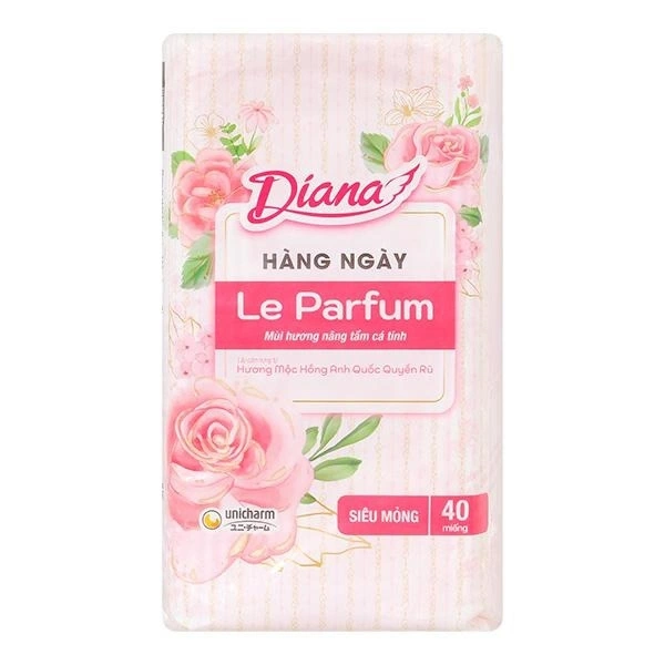 Băng vệ sinh hàng ngày Diana Le Parfum hương mộc hồng