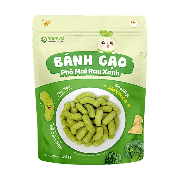 Bánh gạo ăn dặm ANPASO vị bí đỏ