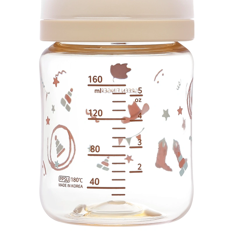 Bình sữa nhựa PPSU GreenFinger cổ rộng 280 ml - Vật dụng cưỡi ngựa (từ 3 tháng) 17