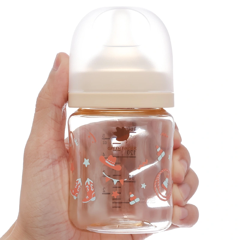 Bình sữa nhựa PPSU GreenFinger cổ rộng 280 ml - Vật dụng cưỡi ngựa (từ 3 tháng) 22