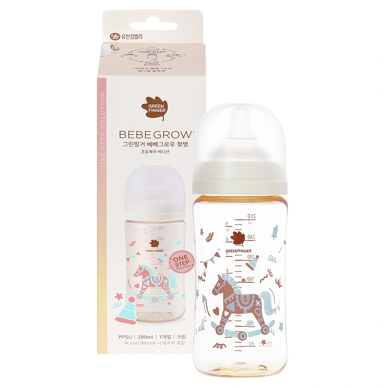 Bình sữa nhựa PPSU GreenFinger cổ rộng 160 ml - Ngựa gỗ (từ 1 tháng) 23
