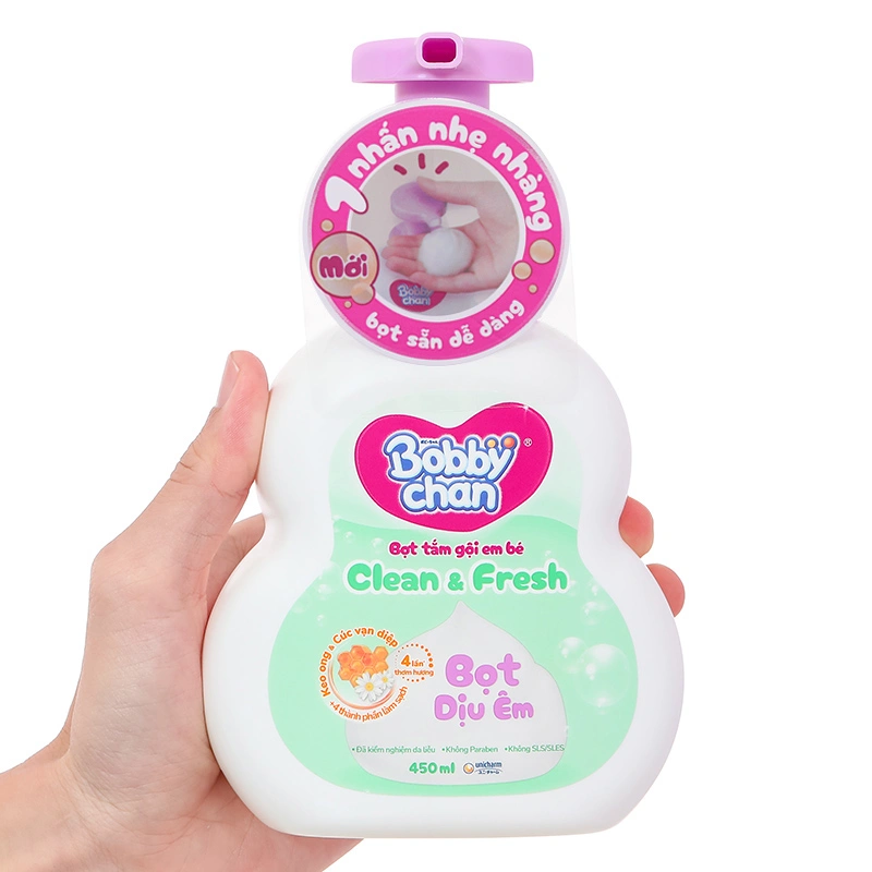 Bọt tắm & gội 2in1 cho bé BobbyChan Clear & Fresh hương trái cây 200 ml (mọi độ tuổi) 9