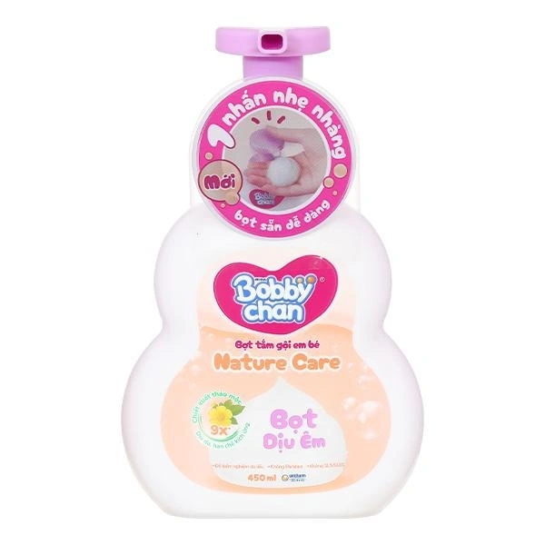 Bọt tắm & gội 2in1 cho bé BobbyChan Nature Care